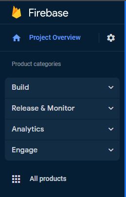 firebase console